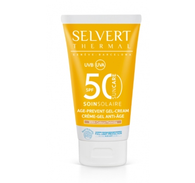 Sun Care Age-Prevent Gel Cream with Colour SPF 50